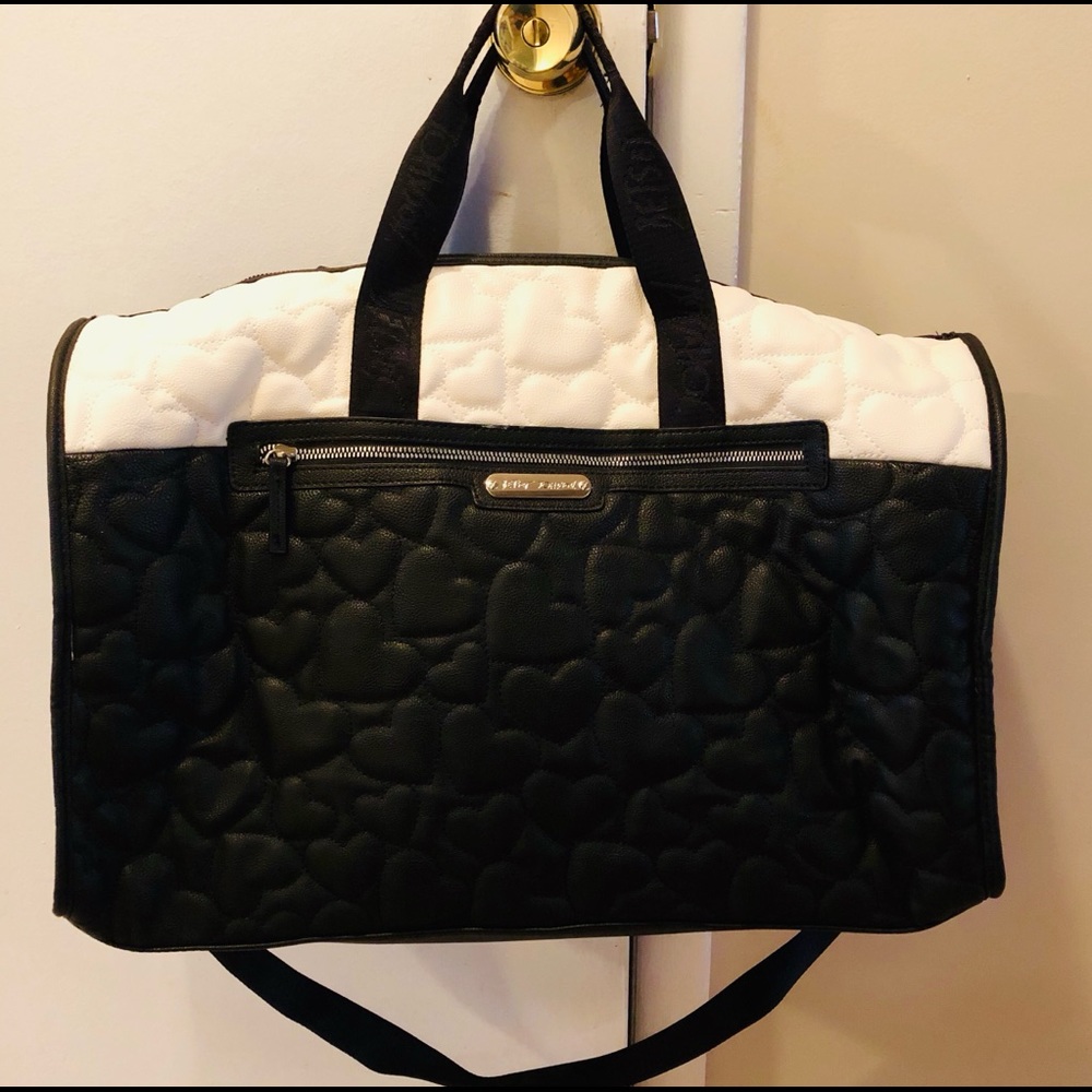 Betsey Johnson Weekender Duffle Bag, Faux Leather